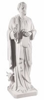 Św. Łukasz 2224 Rzeźby sakralne z marmuru carrara